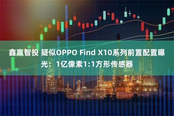 鑫赢智投 疑似OPPO Find X10系列前置配置曝光：1亿像素1:1方形传感器